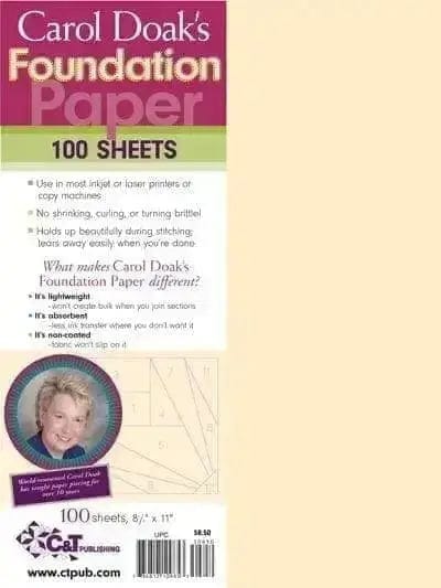 Carol Doak's Foundation Paper BREWER 