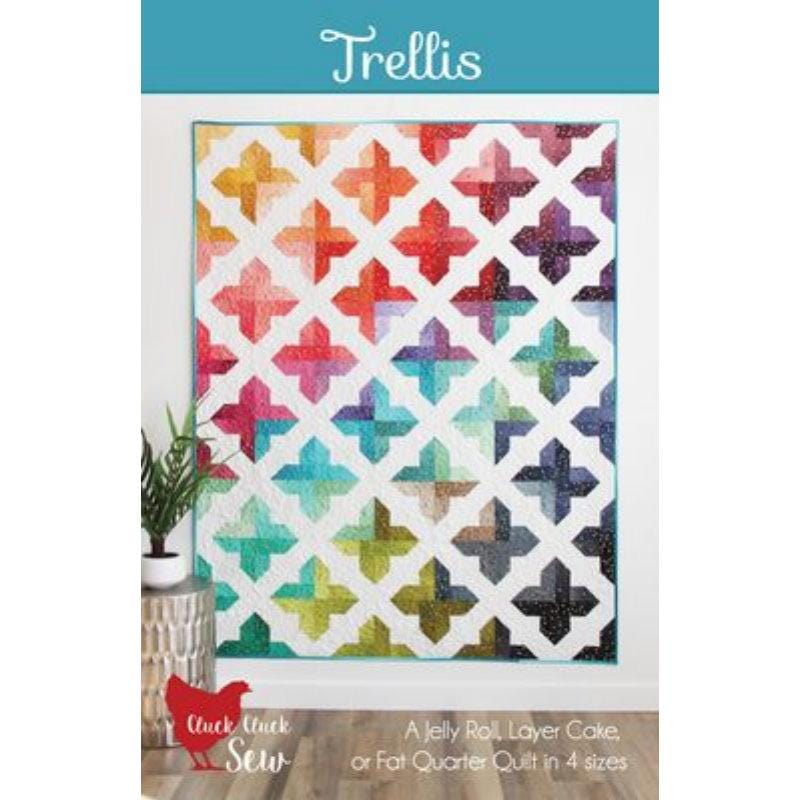 Cluck Cluck Sew - Trellis Quilt Pattern BREWER 