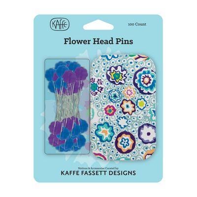 Kaffe Fassett Designs - Flower Head Pins 50ct BREWER 