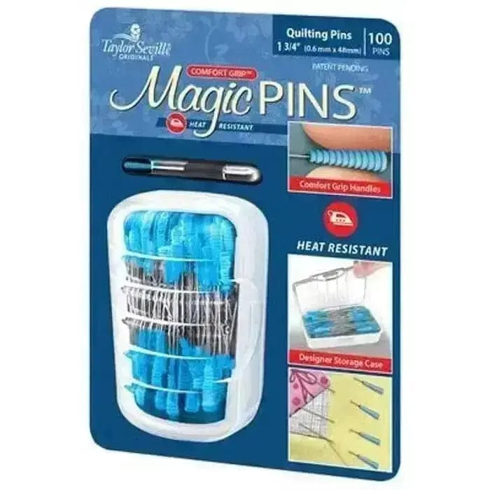 Magic Pins Regular Quilting 1.75 in 100 pins BREWER 