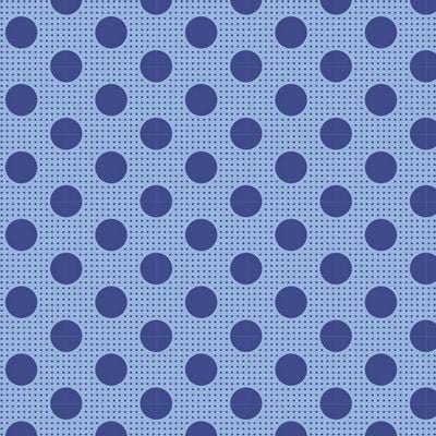 Medium Dots - Denim Blue BREWER 