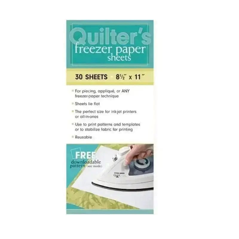 Quilter's Freezer Paper-  30 Sheets - 8.5" x 11" BREWER 