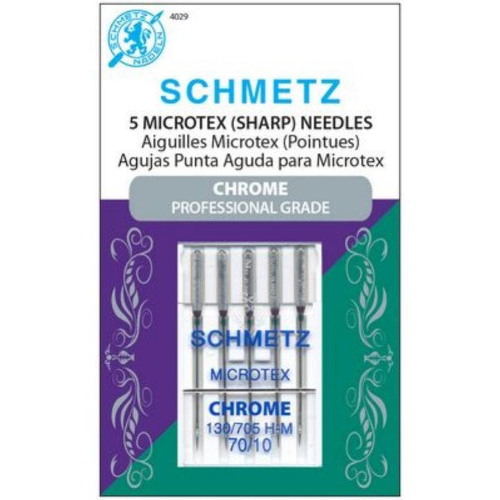 Schmetz Chrome Microtex 70/10 BREWER 