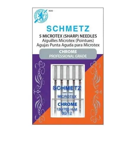 Schmetz Chrome Microtex 80/12 BREWER 