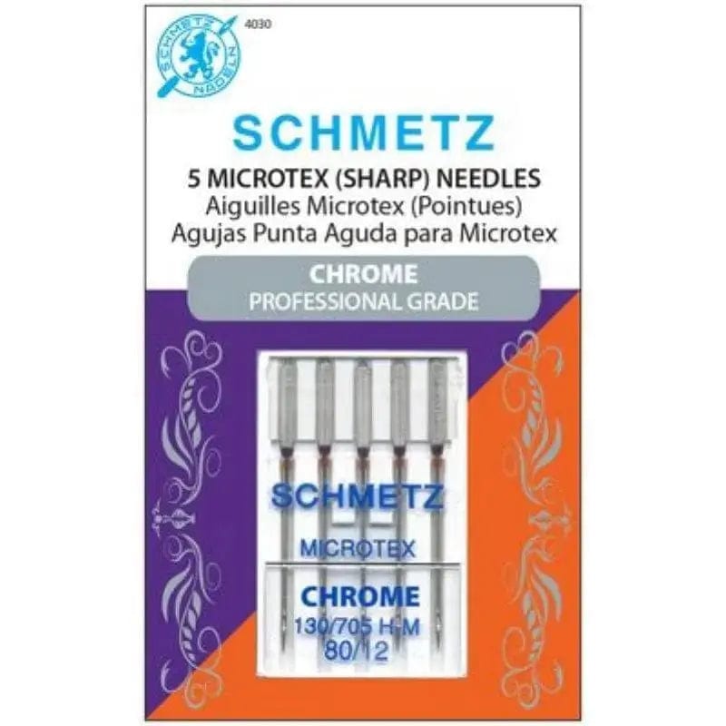 Schmetz Chrome Microtex 80/12 BREWER 