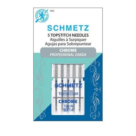 Schmetz Chrome Topstitch 90/14 BREWER 