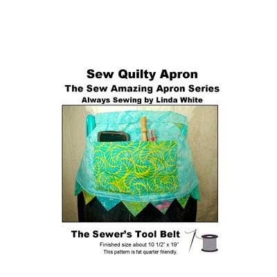 Sew Quilty Apron Pattern BREWER 