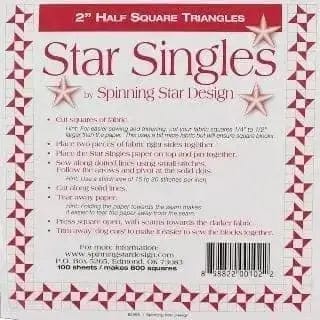 Star Singles 2" Half-Square Triangles BREWER 