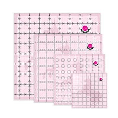 Tula Pink Hardware - Set of 4 Square Templates / Rulers BREWER 