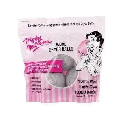 Wool Dryer Balls Grey 3ct BREWER 