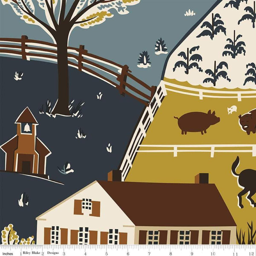 Buttermilk Homestead - Landscape Print Riley Blake 