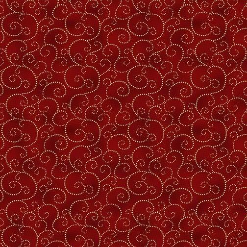 Charm Holiday - Holiday Scroll - Wine Benartex 