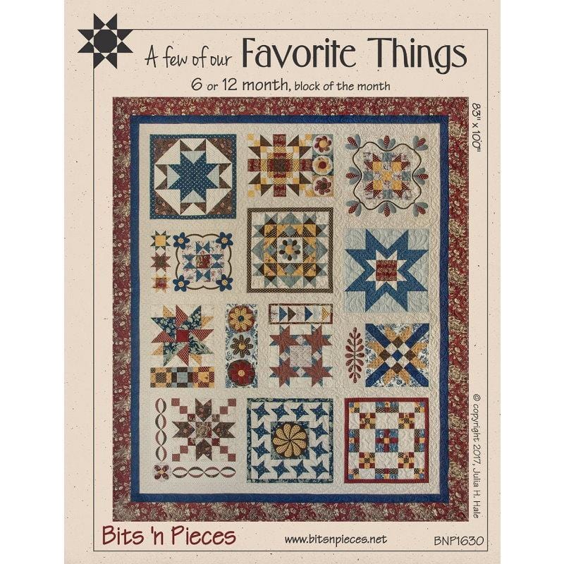 A Few of Our Favority Things Quilt Pattern Checker Distributors 