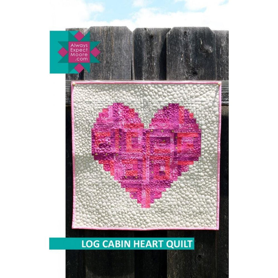 Always Expect Moore - Log Cabin Heart Pattern Checker Distributors 