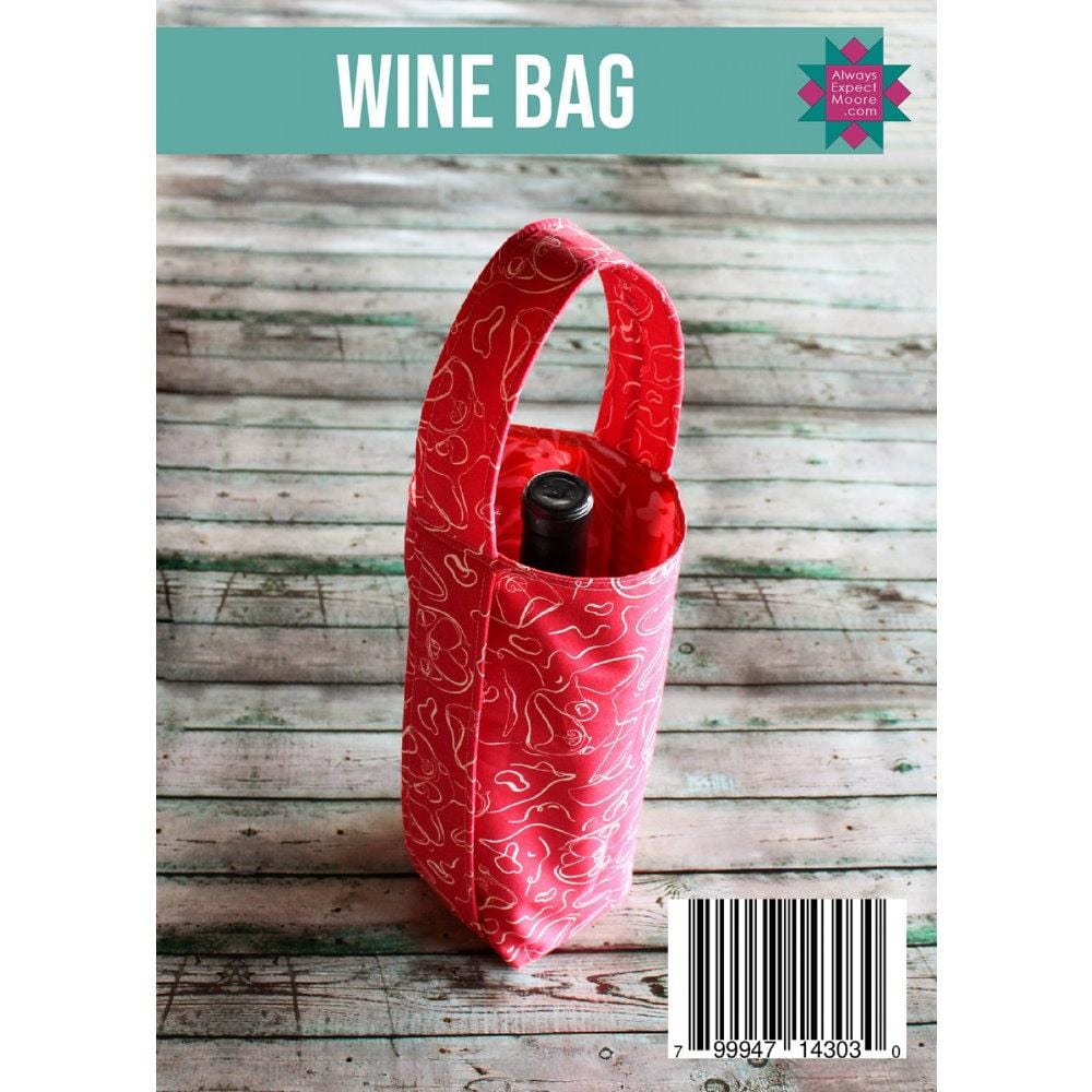 Always Expect Moore - Wine Bag Postcard Pattern Checker Distributors 