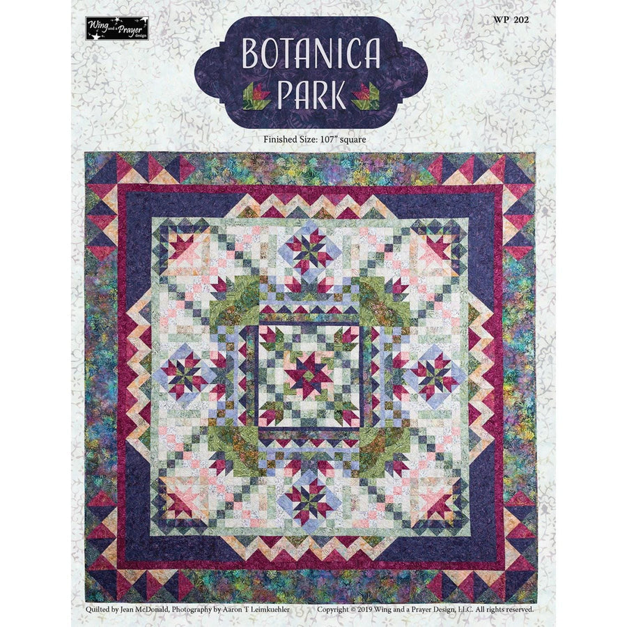 Botanica Park Quilt Pattern Checker Distributors 