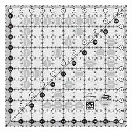 Creative Grids 11.5" Square Ruler Checker Distributors 