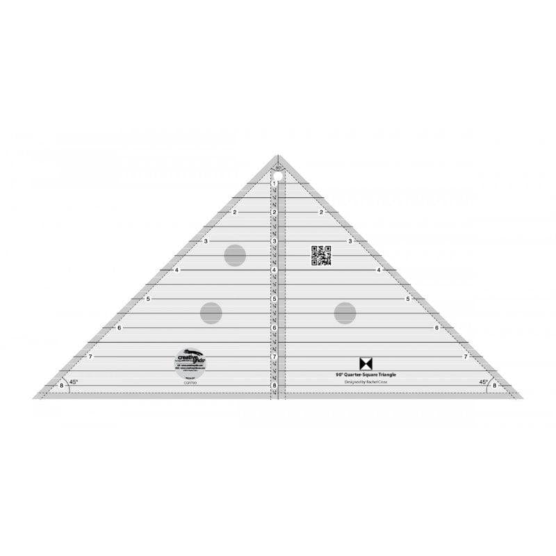 Creative Grids 90 Degree Quarter-Square Triangle Quilt Ruler Checker Distributors 