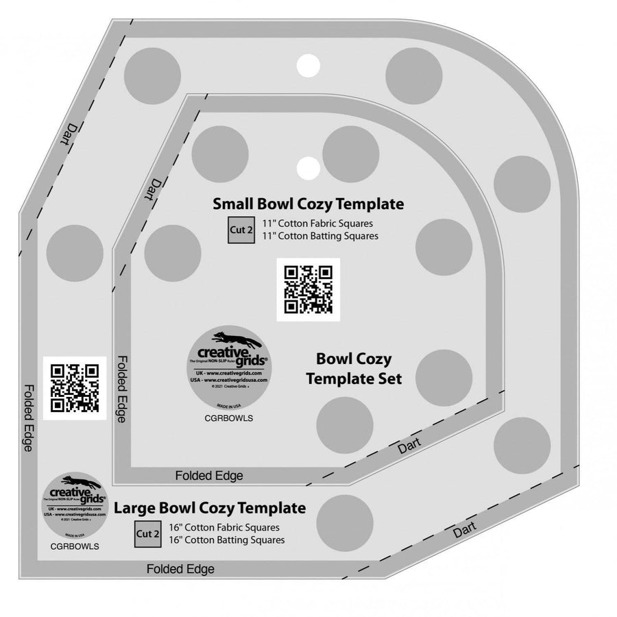 Creative Grids - Bowl Cozy Template Set Checker Distributors 