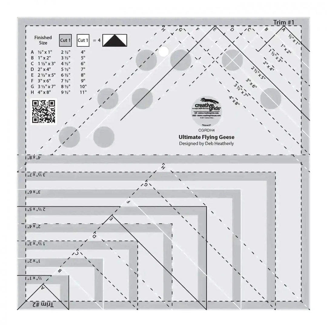 Creative Grids - Ultimate Flying Geese Ruler Checker Distributors 