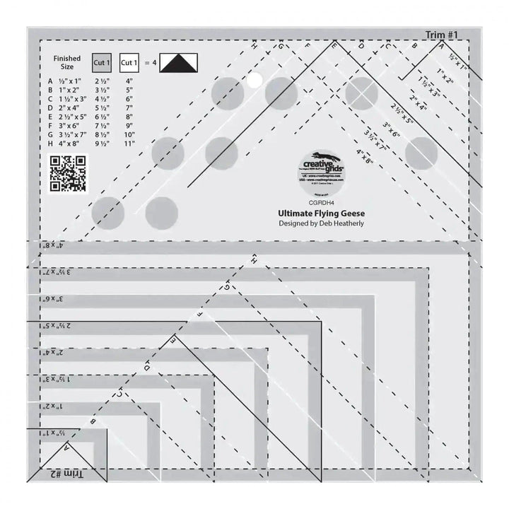 Creative Grids - Ultimate Flying Geese Ruler Checker Distributors 