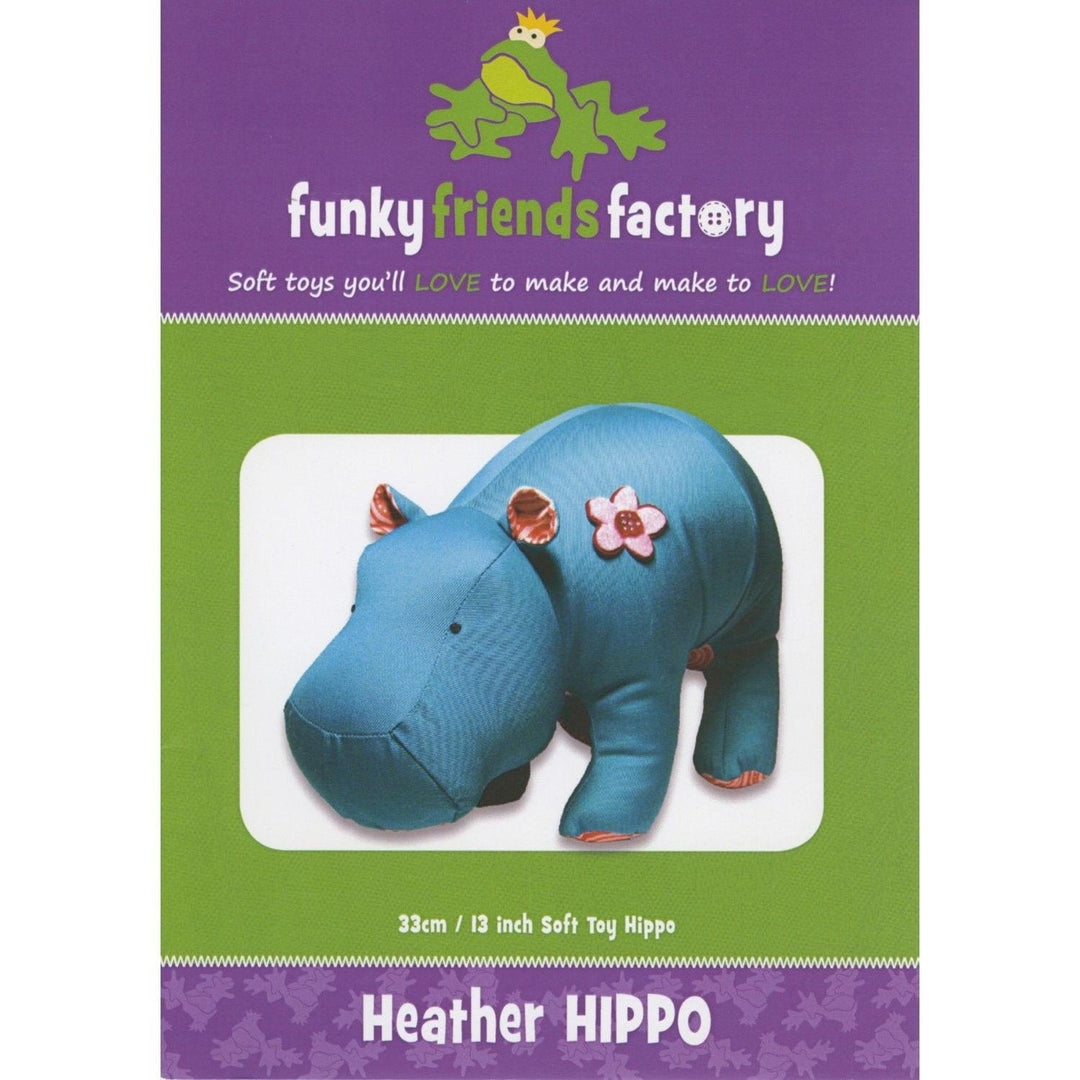 Funky Friend Factory - Heather Hippo Pattern Checker Distributors 