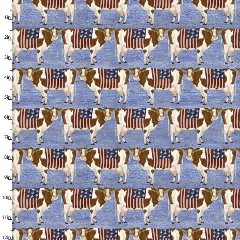 Hometown America - Cows Blue Checker Distributors 