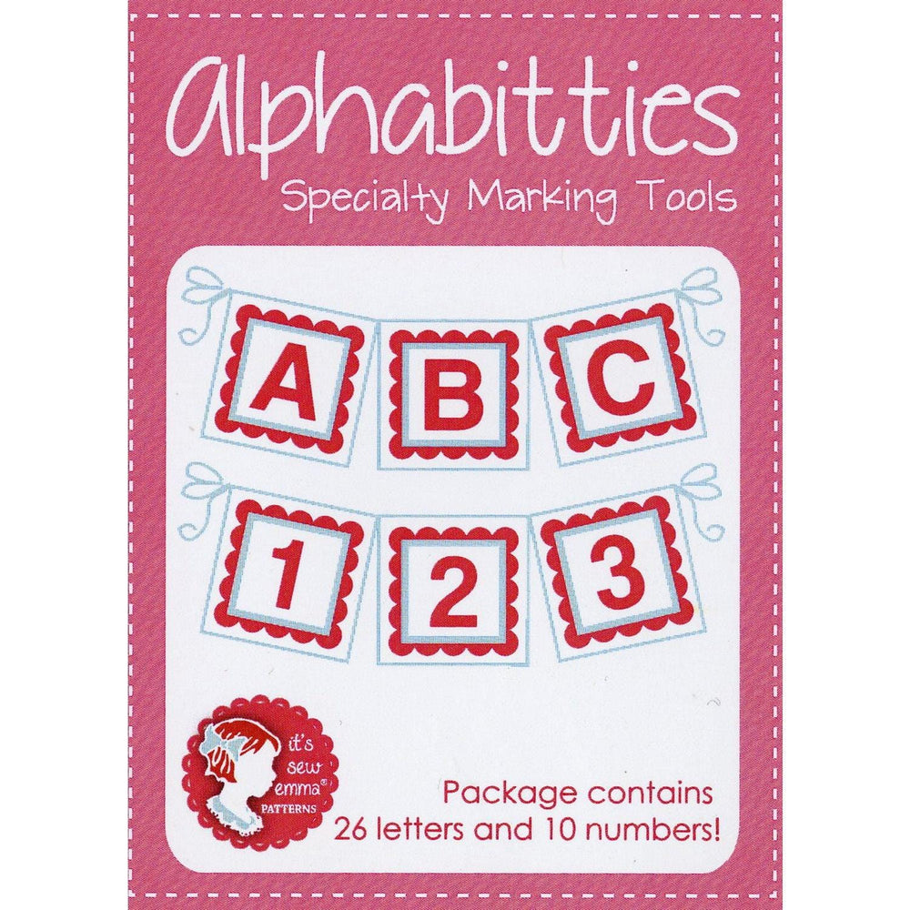 It's Sew Emma - Pink Alphabitties Specialty Marking Tools 091037595508