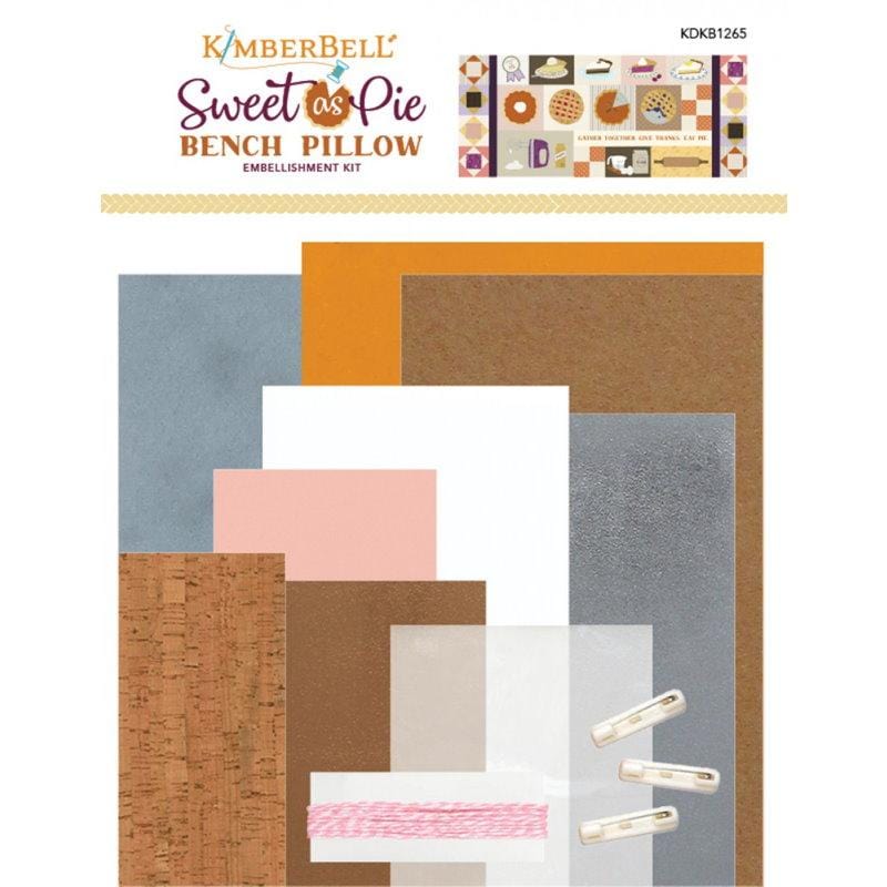 Kimberbell - Sweet as Pie - Bench Pillow Embellishment Kit Checker Distributors 