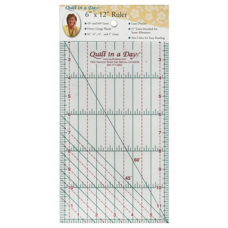 Quilt in a Day - 6" x 12" Ruler Checker Distributors 