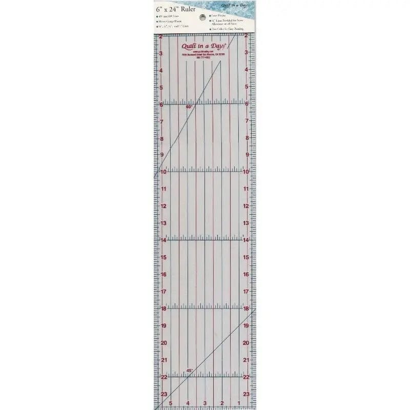Quilt in a Day - 6" x 24" Ruler Checker Distributors 