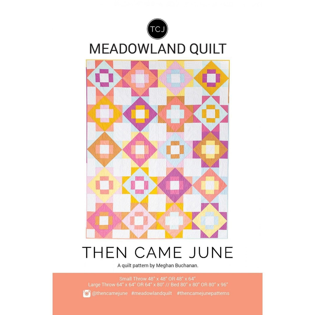 Then Came June - Meadowland Quilt Pattern Checker Distributors 