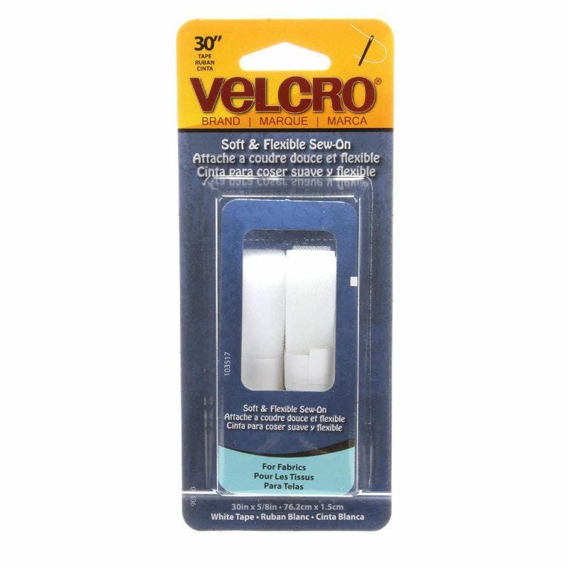 VELCRO® Fastener Soft x Flex Sew-In White 5/8" x 30" Checker Distributors 