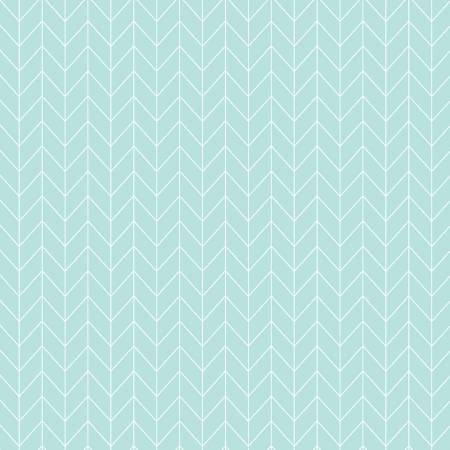 Vintage Flora - Chevron Aqua 10337M-Q