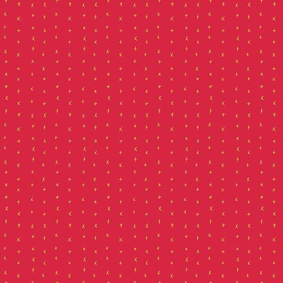 Century Holiday Shimmer -  Check It Twice Strawberry Choice Fabrics 