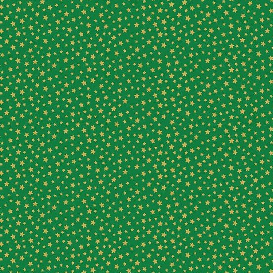 Christmas Essentials - Star Green Choice Fabrics 