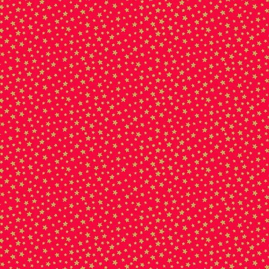 Christmas Essentials - Star Red Choice Fabrics 