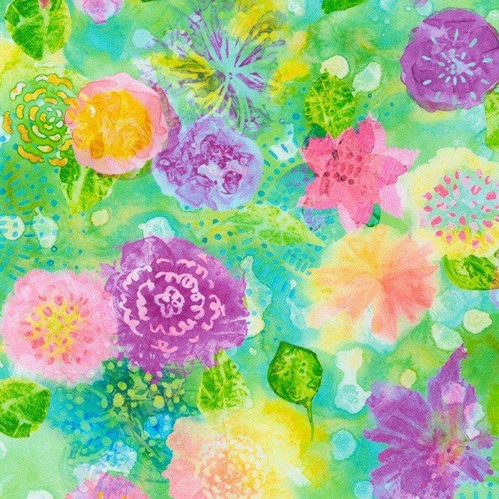 Garden Gloss Sateen - Meadow Mix Meadow Choice Fabrics 