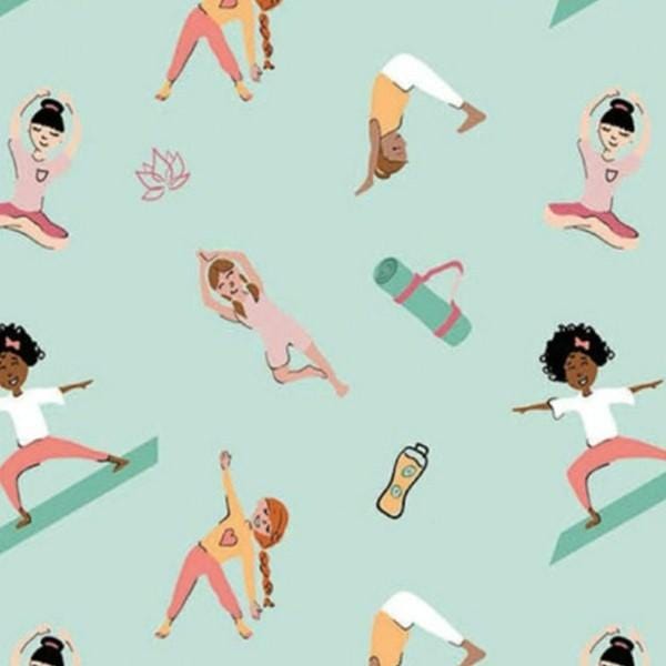 Omstoppable - Yoga Girls Seafoam Choice Fabrics 
