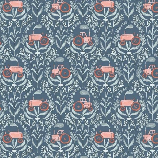 Poppy Prairie -Tractors Multi Choice Fabrics 