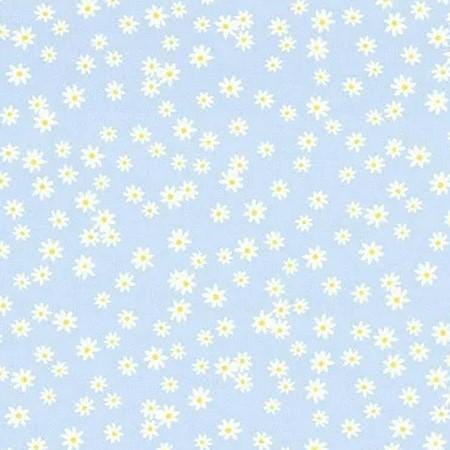 Ready Thready Sew - Daisy Dot Light Blue Choice Fabrics 