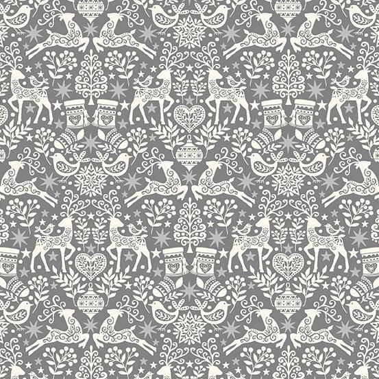 Scandi 2022 - Folk Grey Choice Fabrics 