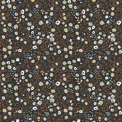 Clothworks - Delilah - Scattered Black Clothworks Textiles, Inc. 