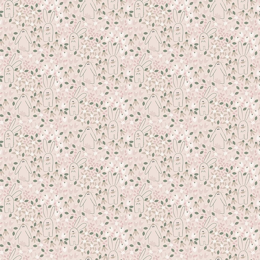 Hunny Bunny - Packed Floral Pale Pink Clothworks Textiles, Inc. 