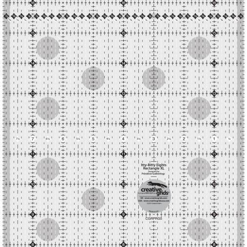 Creative Grids Charming Itty Bitty Eights Rectangle 8" X24" Checker Distributors 