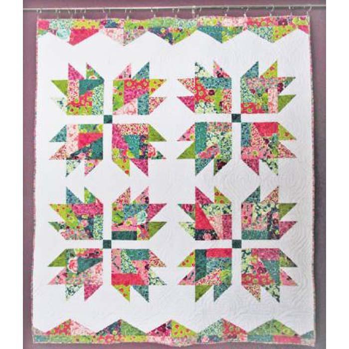 Cut Loose Press Scrap Crazy Bear Paw Quilt Pattern Checker Distributors 