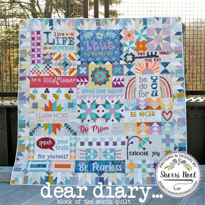 Image of Dear Diary quilt.