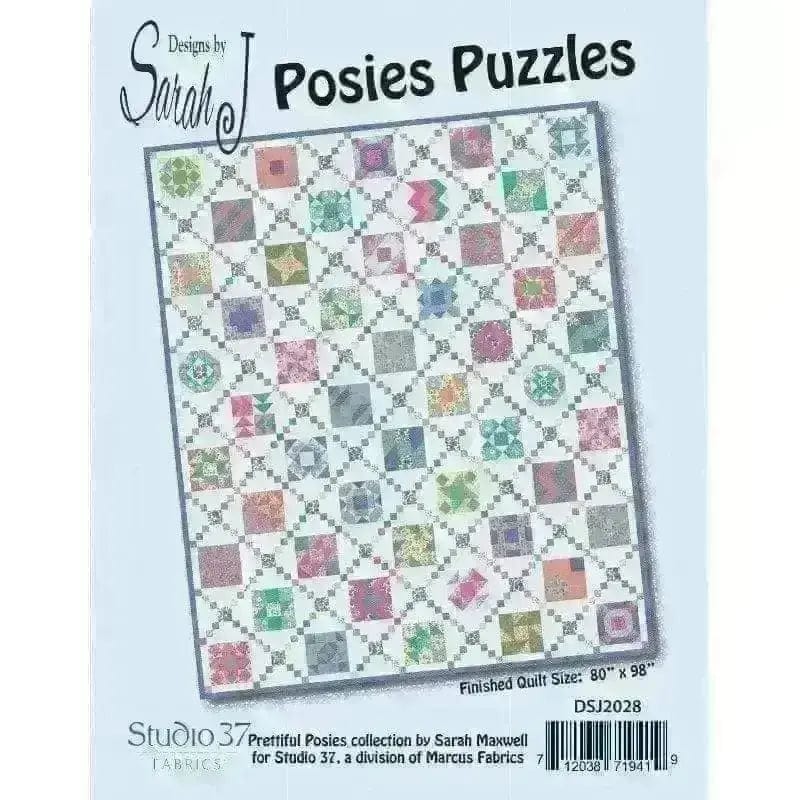 Posies Puzzles Quilt Pattern Designs by Sarah J 