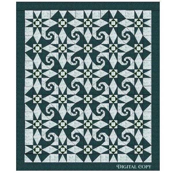 Digital Download - Making Waves Quilt Pattern by Stitchin' Heaven IN HOUSE 