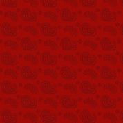 Essentials Red Carpet - Paisley Toss - Red on Red Wilmington Prints/Rosenthal 
